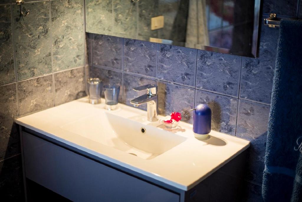 Koupelna v ubytování Hotel Taura'a