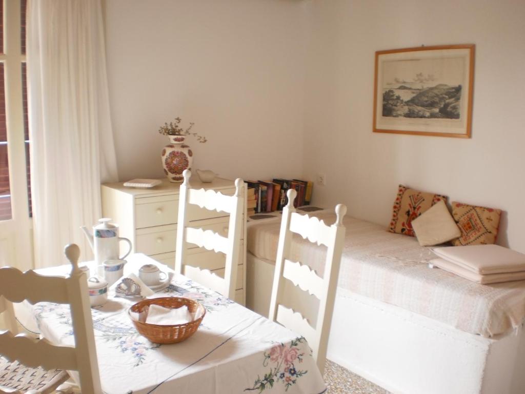 Posezení v ubytování Bungalows Svoronos