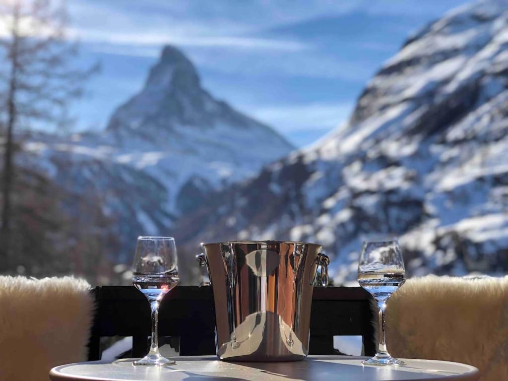 Apartment with beautiful views in Zermatt - Resim 14
