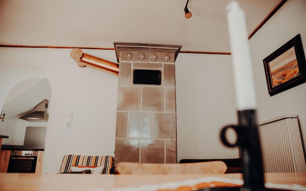 A bathroom at Stegerhütte