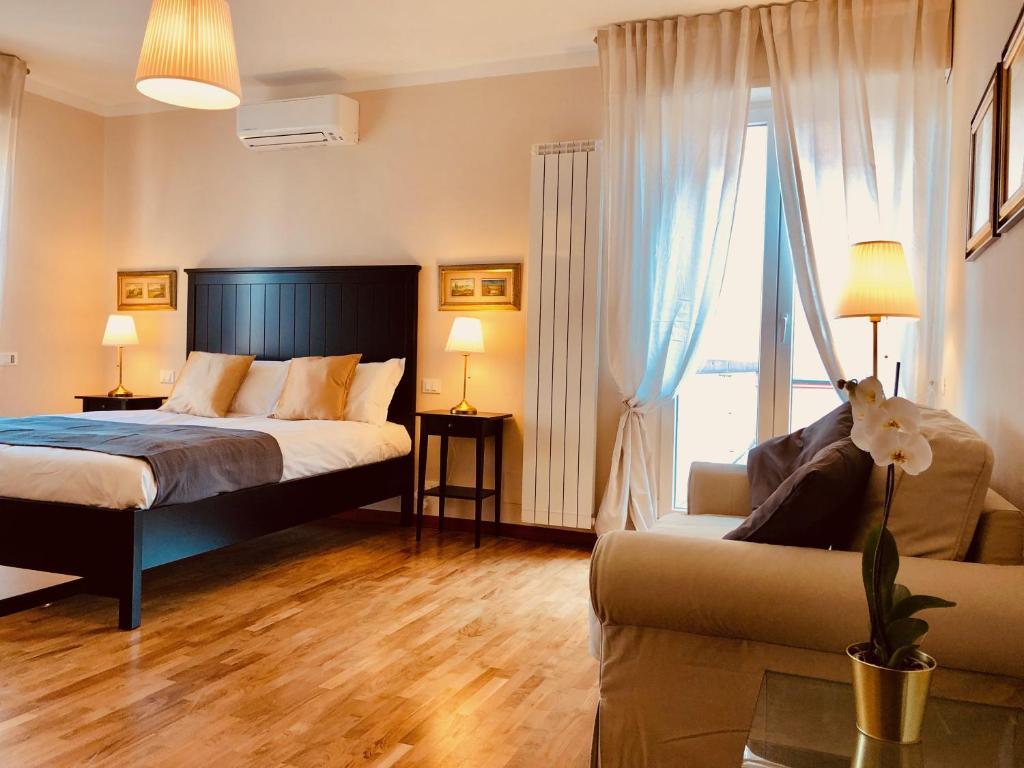 Postel nebo postele na pokoji v ubytování Casa Ciampi Locazione Turistica