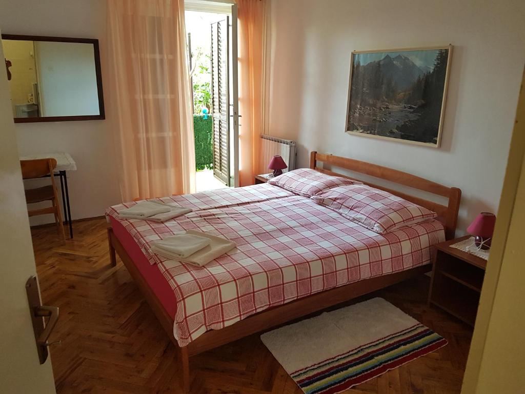 Postel nebo postele na pokoji v ubytování Materada 22