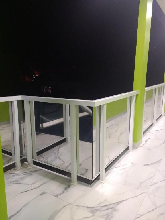Balkón nebo terasa v ubytování Pousada das Cachoeiras