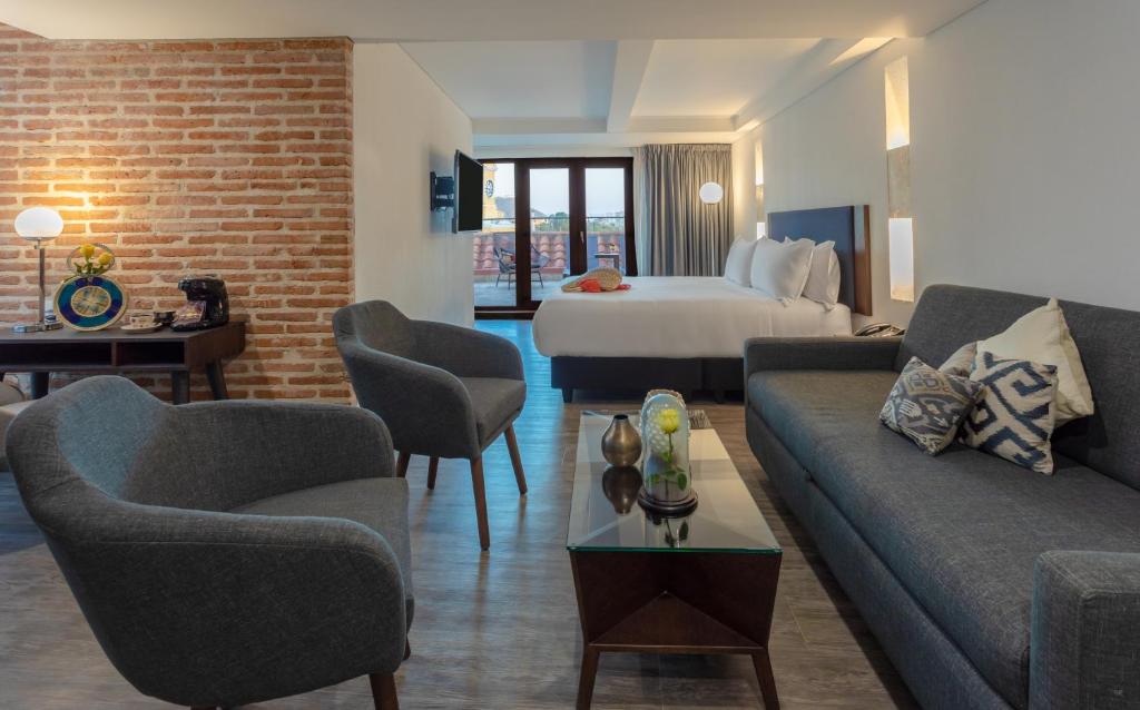 Posezení v ubytování Hotel Santa Catalina