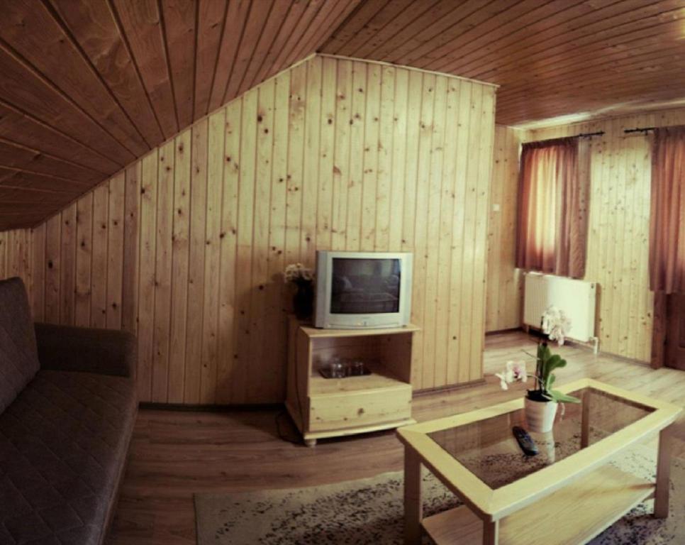 TV/trung tâm giải trí tại Csatári Pensiune Praid