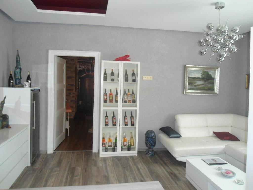 Posezení v ubytování Luxusni Apartmany Stodolni