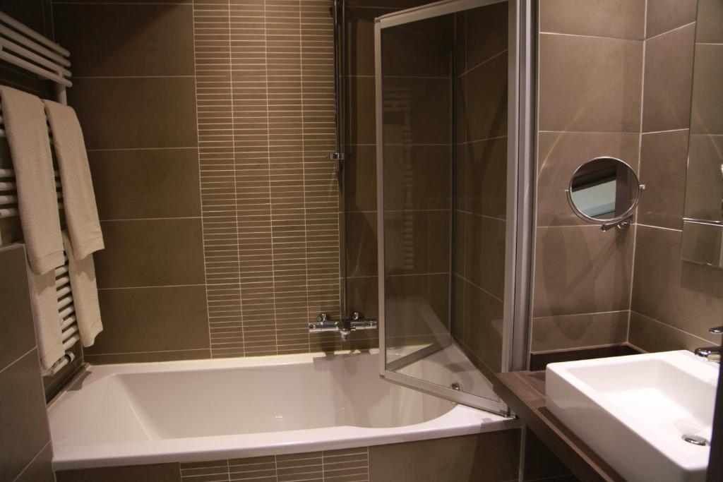 Koupelna v ubytování Hotel Callecanes