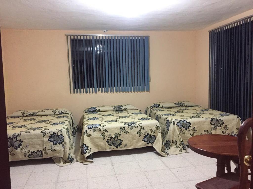 Postel nebo postele na pokoji v ubytování Hotel Lienzo Charro 1
