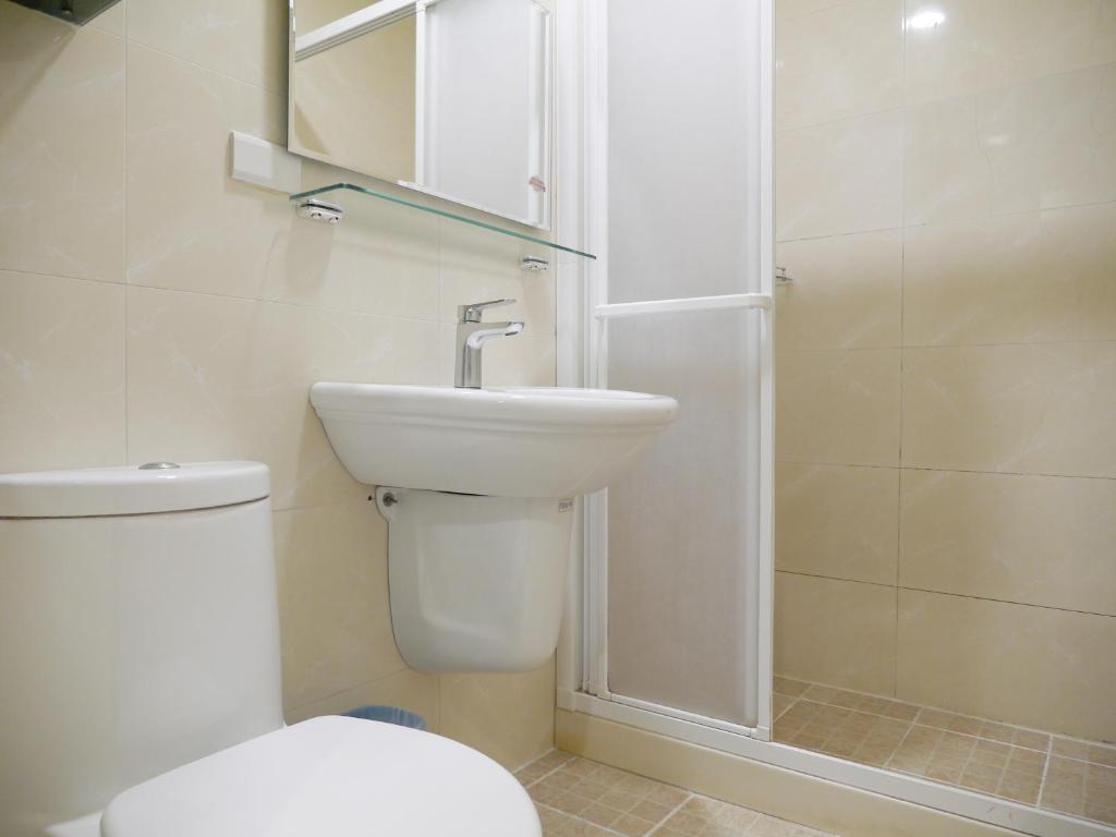 Koupelna v ubytování Kenting Sin Sin Hotel