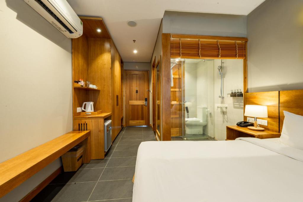 Phòng Deluxe 2 giường đơn với ban công