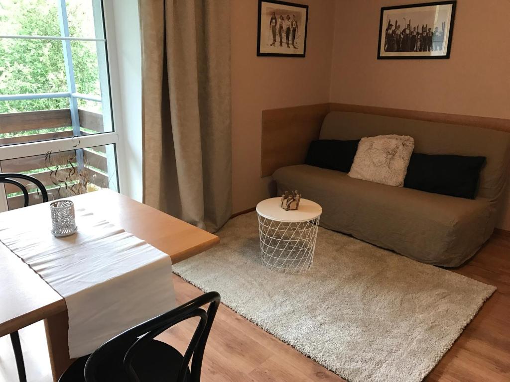 Posezení v ubytování Apartmány Gryf Harrachov