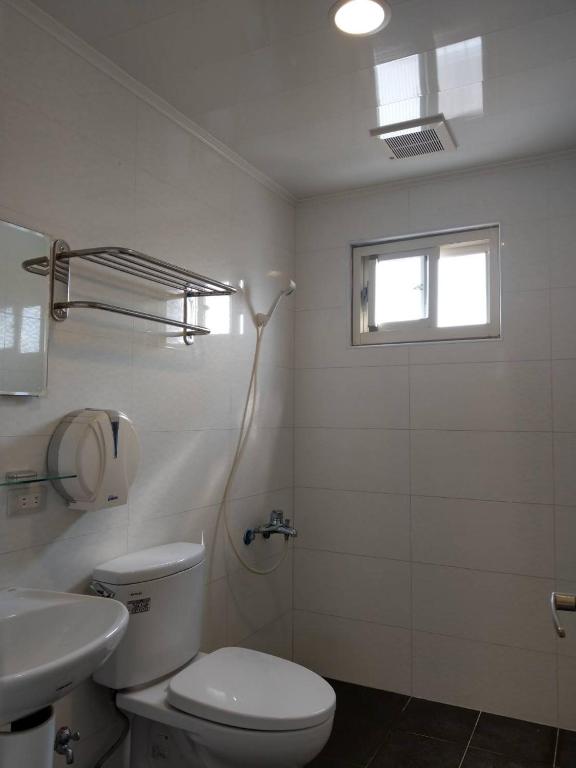 Koupelna v ubytování Malin 100 B&B Jiaoxi