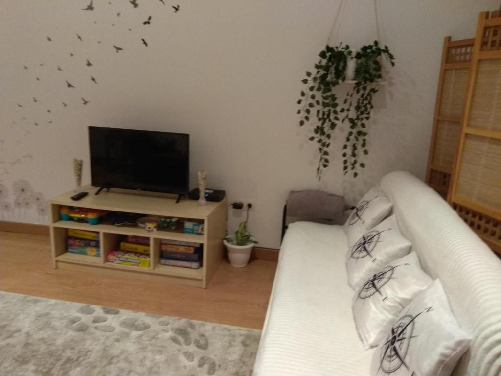 TV a/nebo společenská místnost v ubytování Apartamento Gabierrota