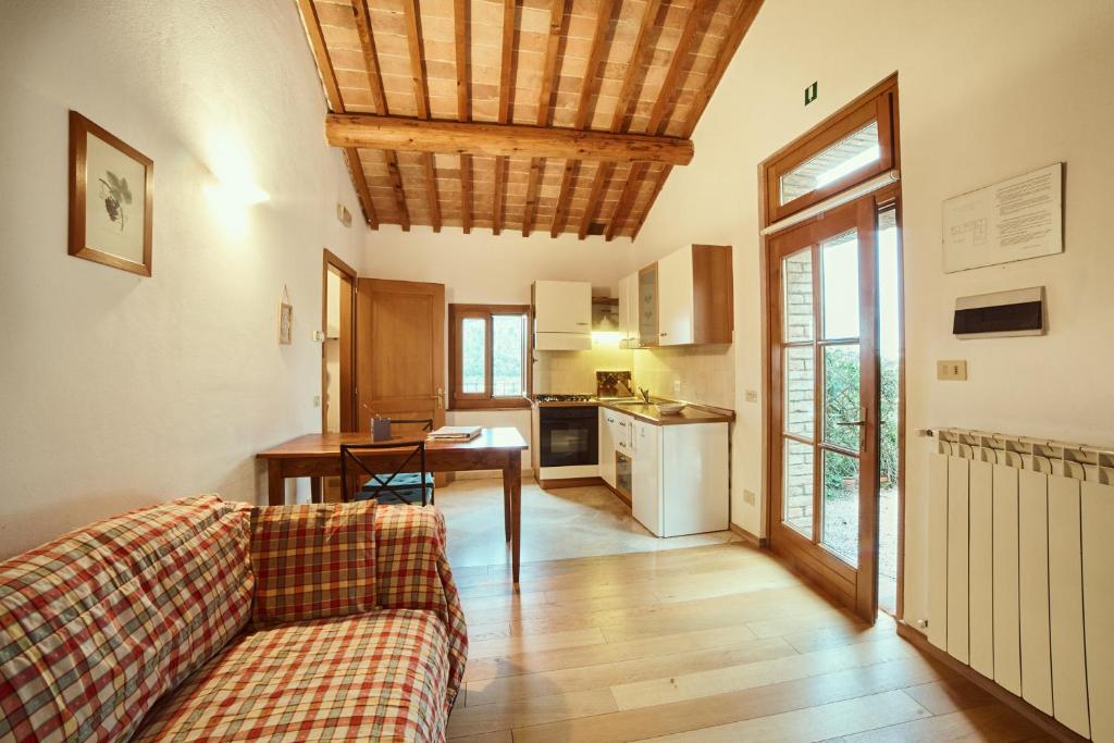 Kuchyň nebo kuchyňský kout v ubytování Agriturismo Villa Buoninsegna