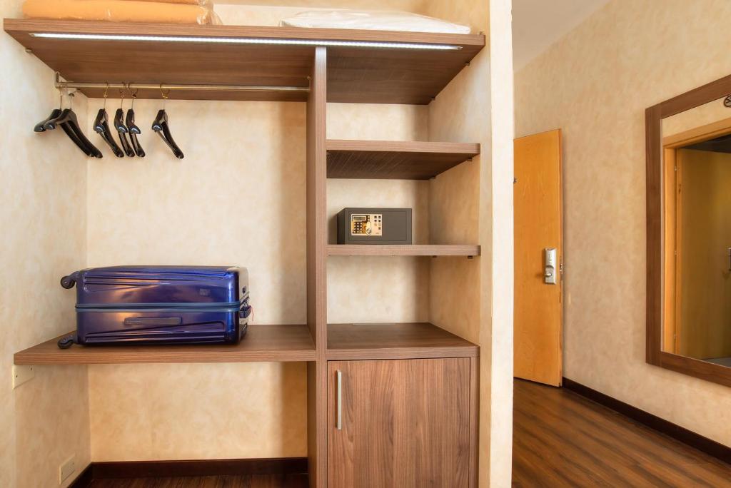 Kuchyň nebo kuchyňský kout v ubytování Hotel Roma Sud