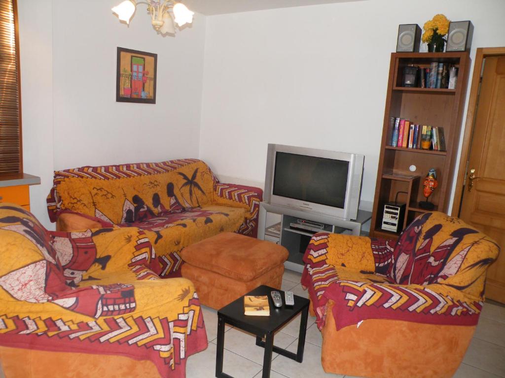Posezení v ubytování Villa Liamone