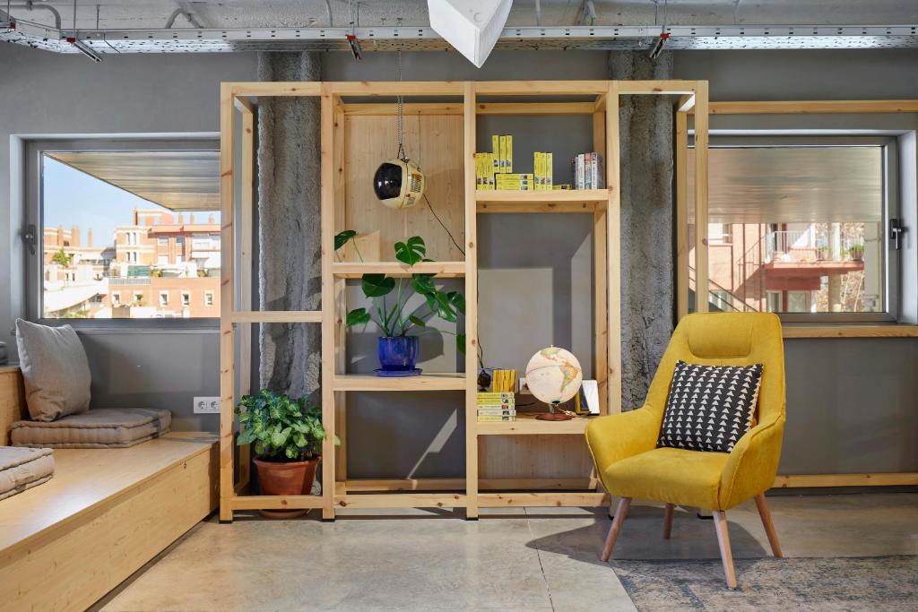 Posezení v ubytování Unite Hostel Barcelona