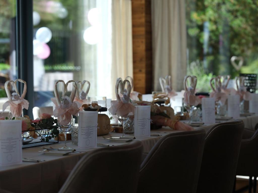 Nápoje v ubytování Verwöhnhotel Wildspitze