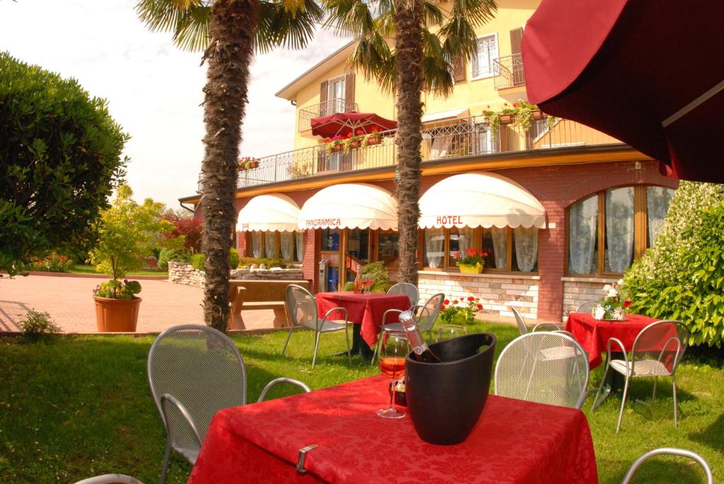 Zahrada ubytování Albergo Panoramica