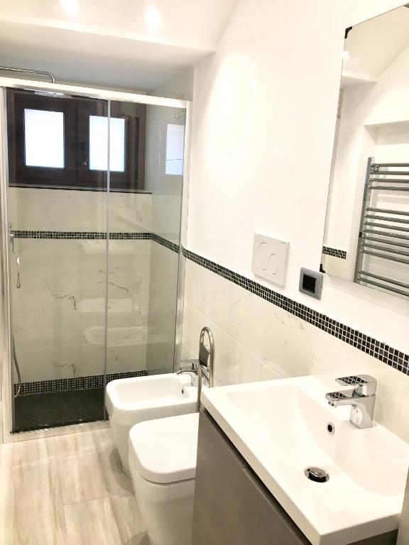 Koupelna v ubytování B&B La coccola