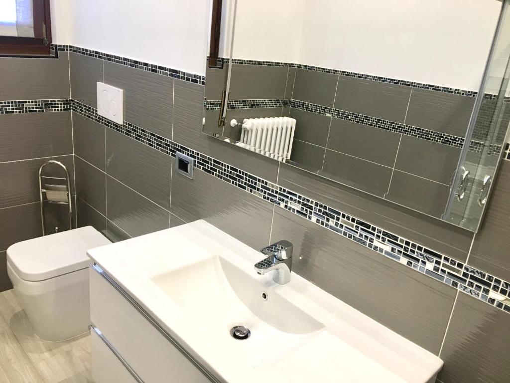Koupelna v ubytování B&B La coccola
