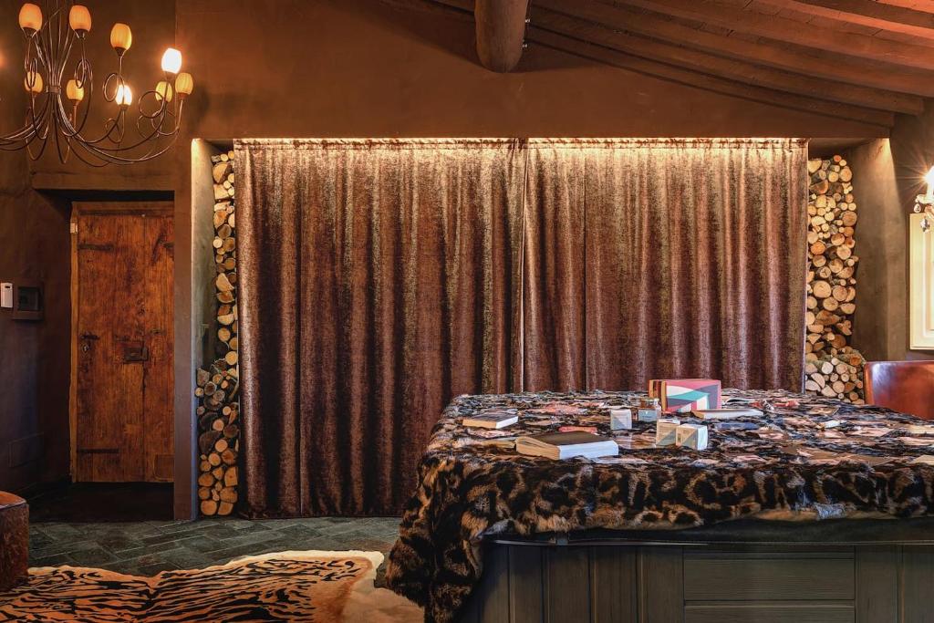 Łóżko lub łóżka w pokoju w obiekcie My Chocolate Spa
