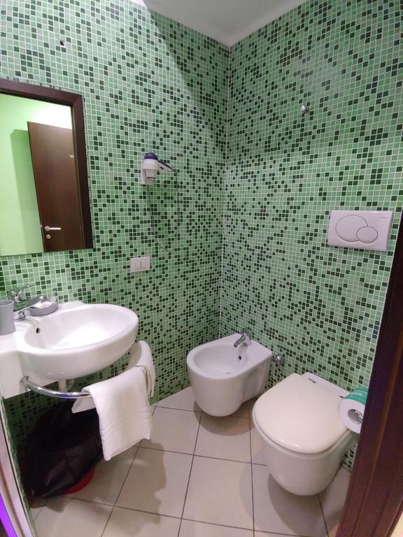 Koupelna v ubytování Sorrento Relais
