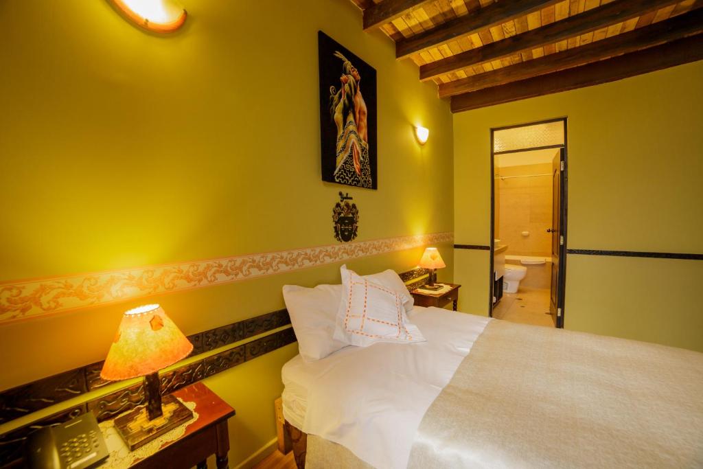 Ένα ή περισσότερα κρεβάτια σε δωμάτιο στο Yabar Hotel Plaza