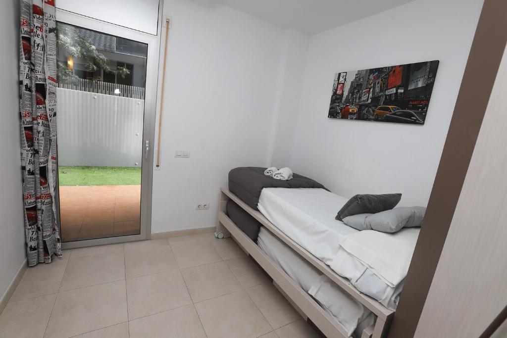 Posteľ alebo postele v izbe v ubytovaní DIFFERENTFLATS Paradise Village Families