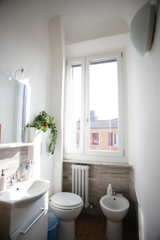Koupelna v ubytování Casa Viorica