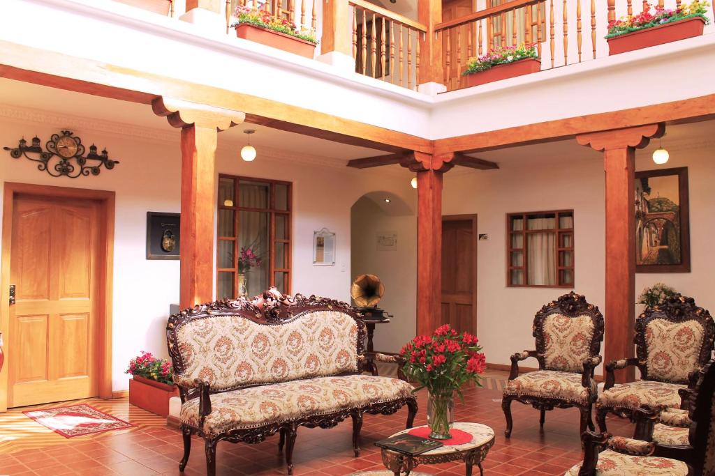 Posezení v ubytování Casa Hotel Las Plazas