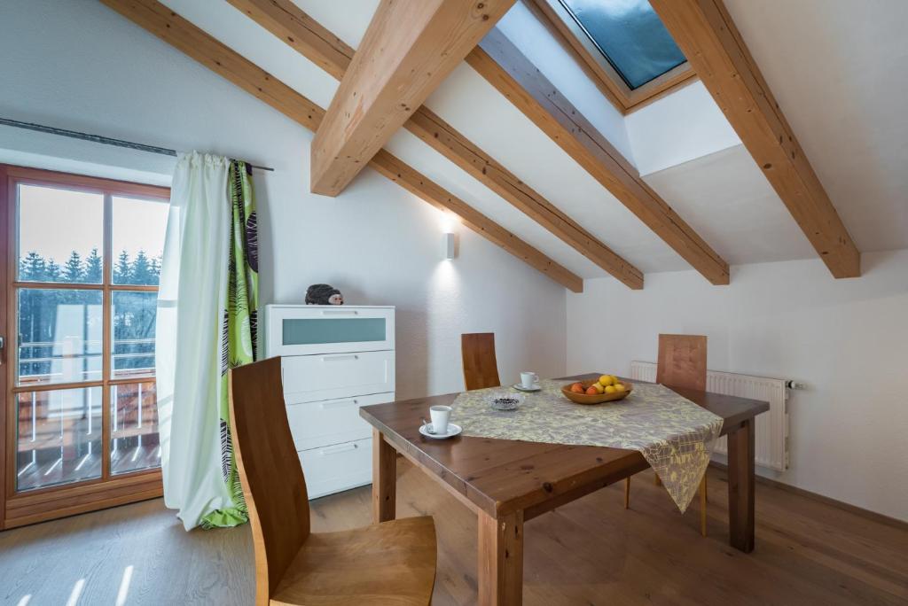 Kuchyň nebo kuchyňský kout v ubytování Alpinloft Tirol