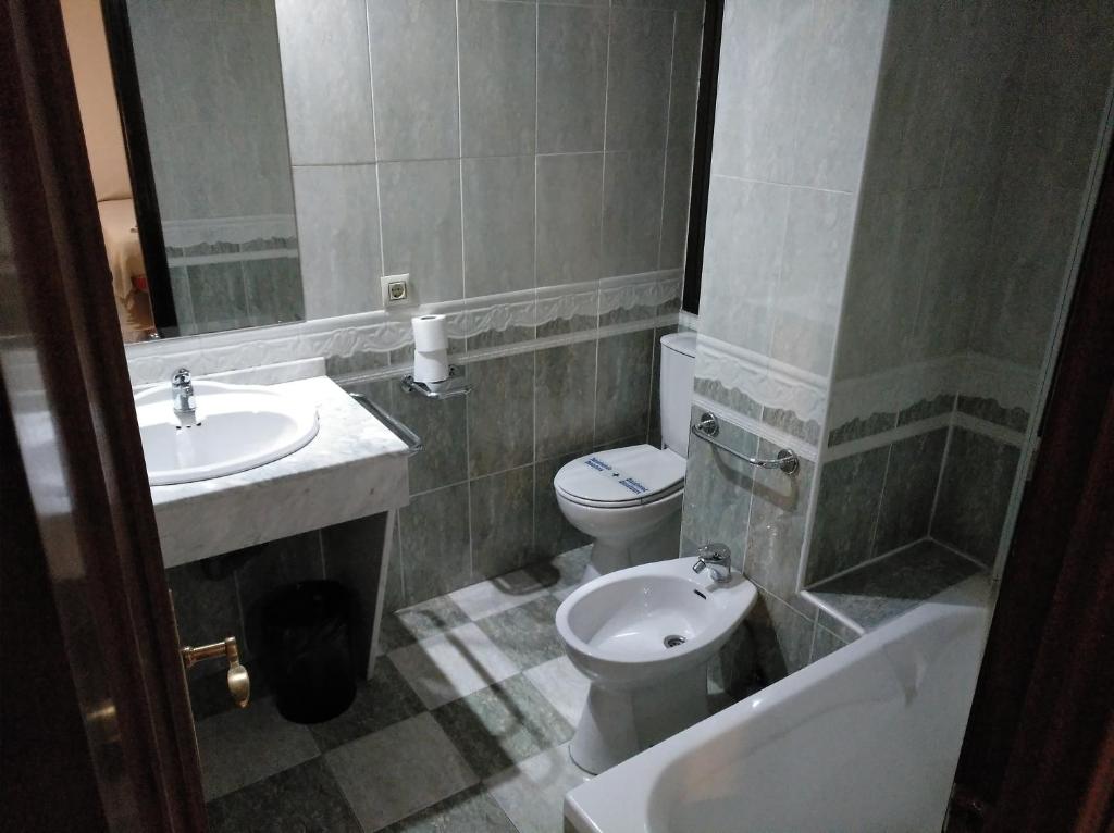 Kúpeľňa v ubytovaní Hotel Nuevo Ara