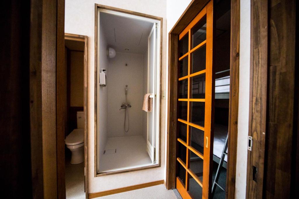 Koupelna v ubytování Hakuba Cortina Lodge