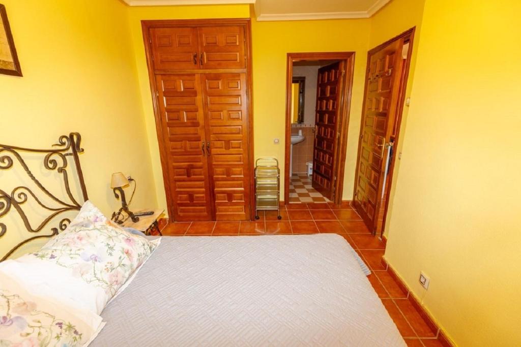 Postel nebo postele na pokoji v ubytování Apartamentos Trébede