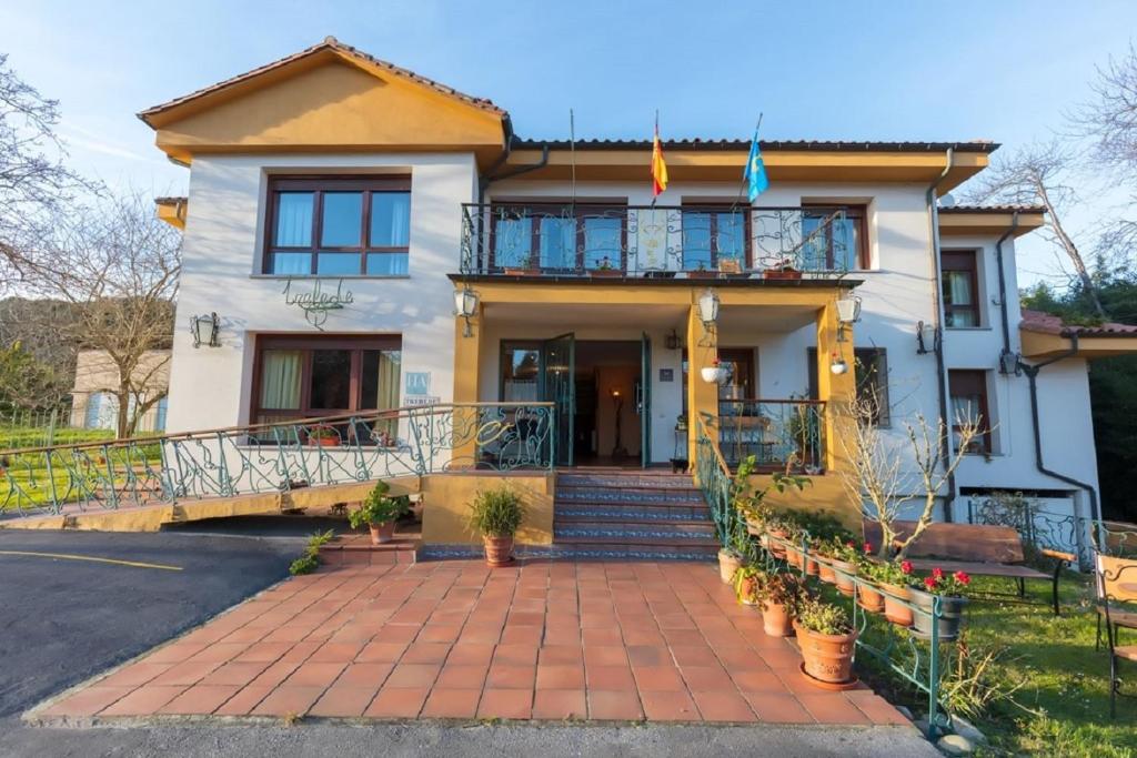 Budova, kde se aparthotel nachází