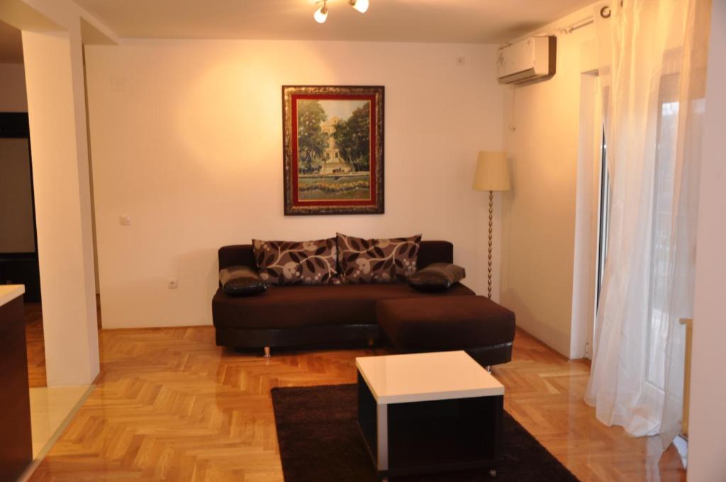 Posezení v ubytování Park Srce Apartments