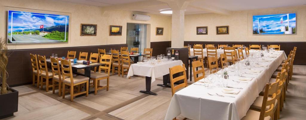 Restaurace v ubytování Relais de la Sarvaz