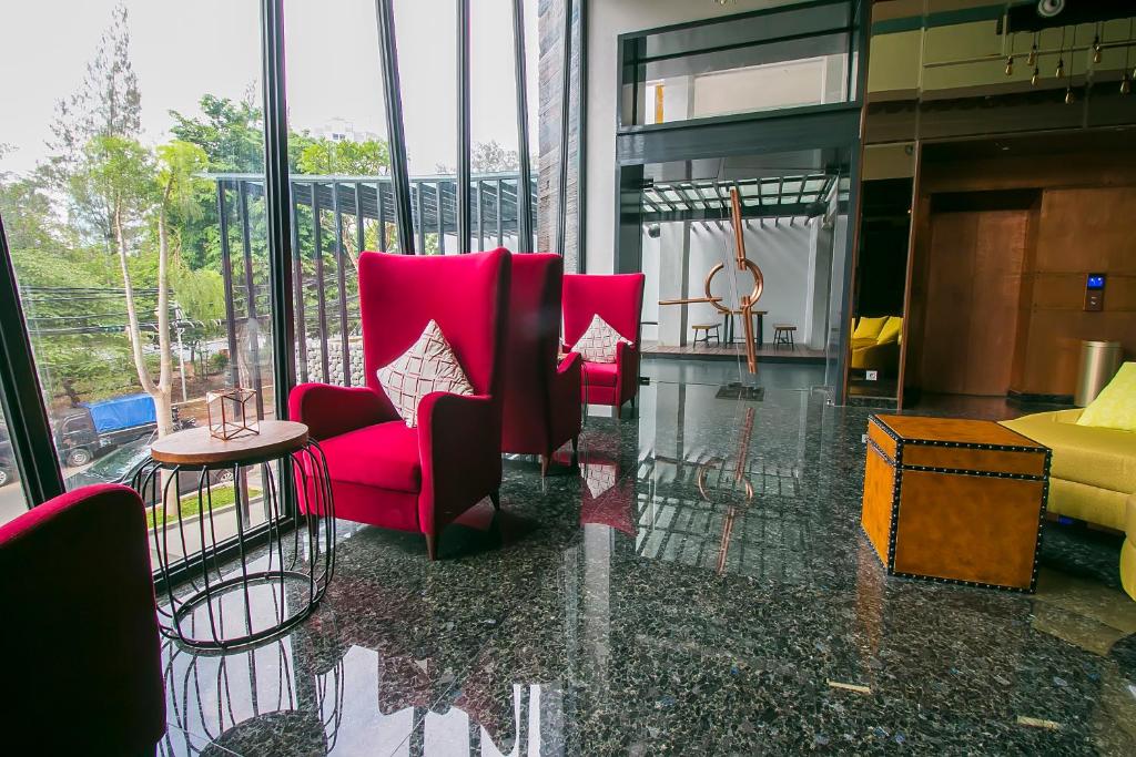 Posezení v ubytování Posto Dormire Hotel