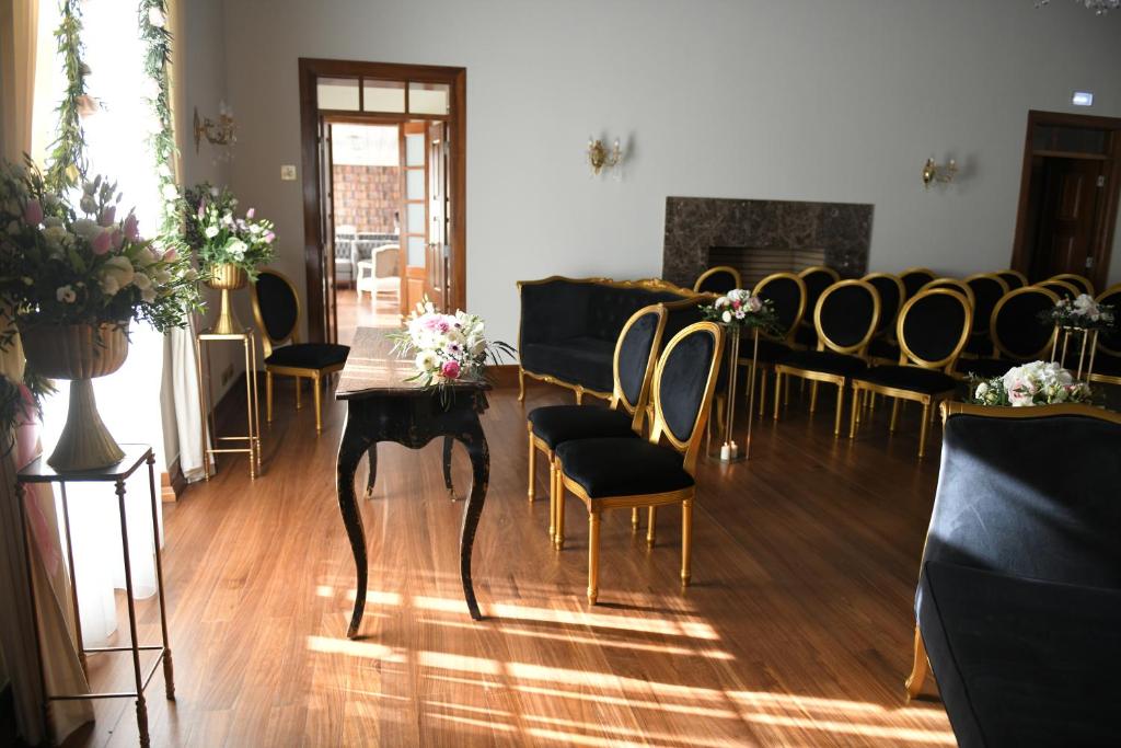 Coin salon dans l'établissement Palacio São Silvestre-Boutique Hotel