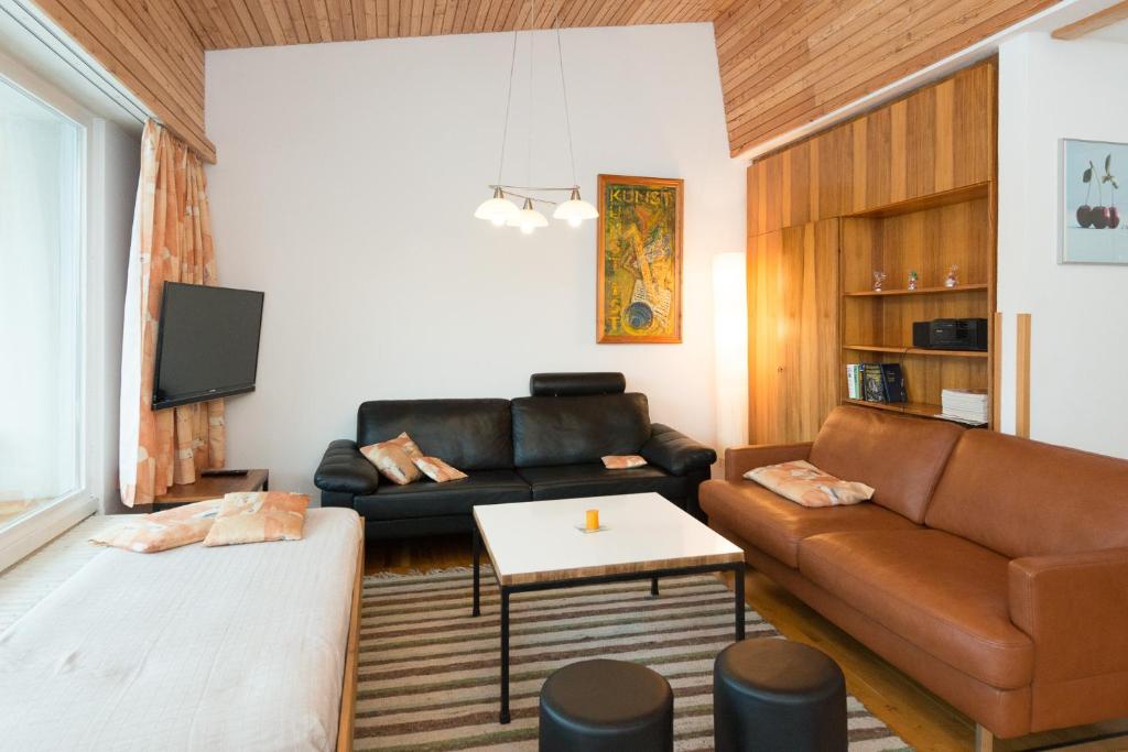TV a/nebo společenská místnost v ubytování Birkenhof - Schimek