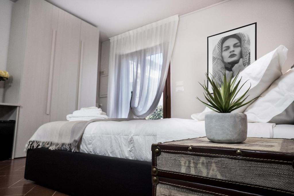 Postel nebo postele na pokoji v ubytování B&B EL DUCHE