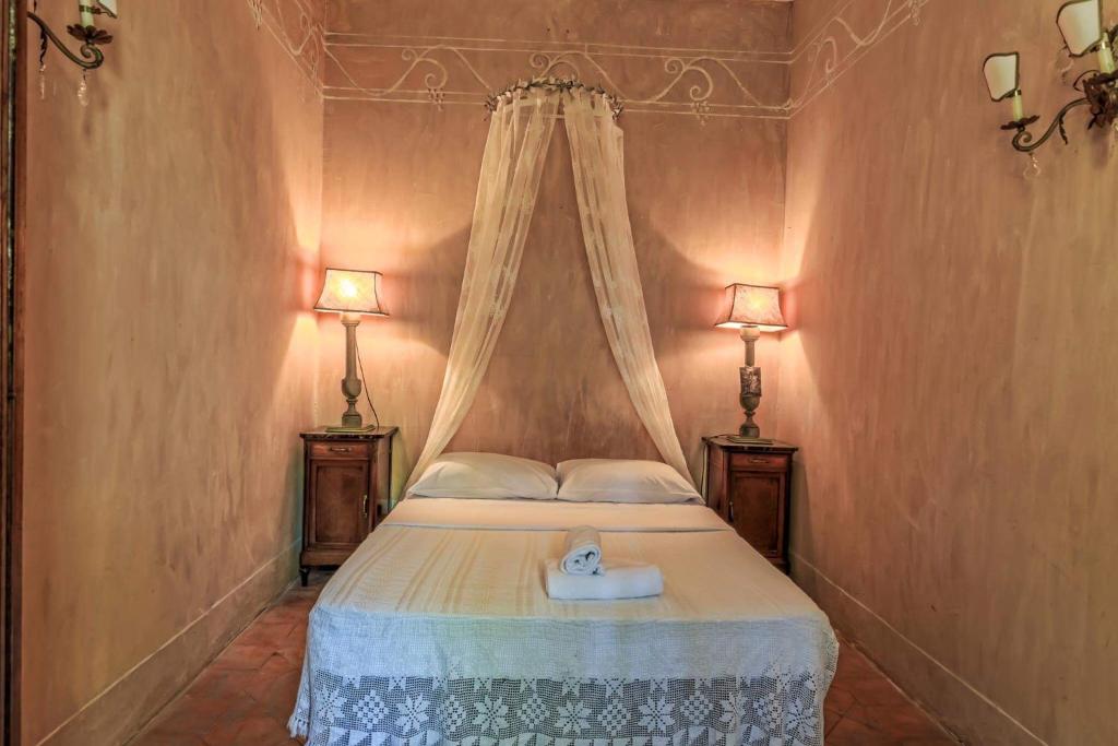Postel nebo postele na pokoji v ubytování Belvedere