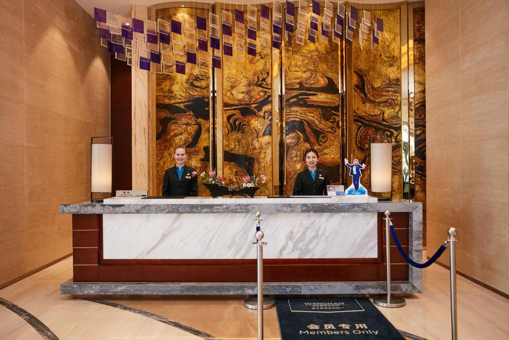 Vstupní hala nebo recepce v ubytování Wyndham Jingzhou
