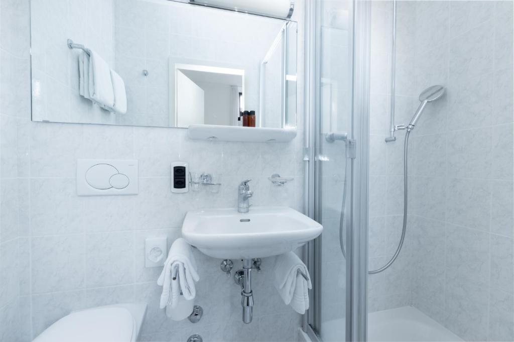 Koupelna v ubytování Hotel Zurigo Downtown