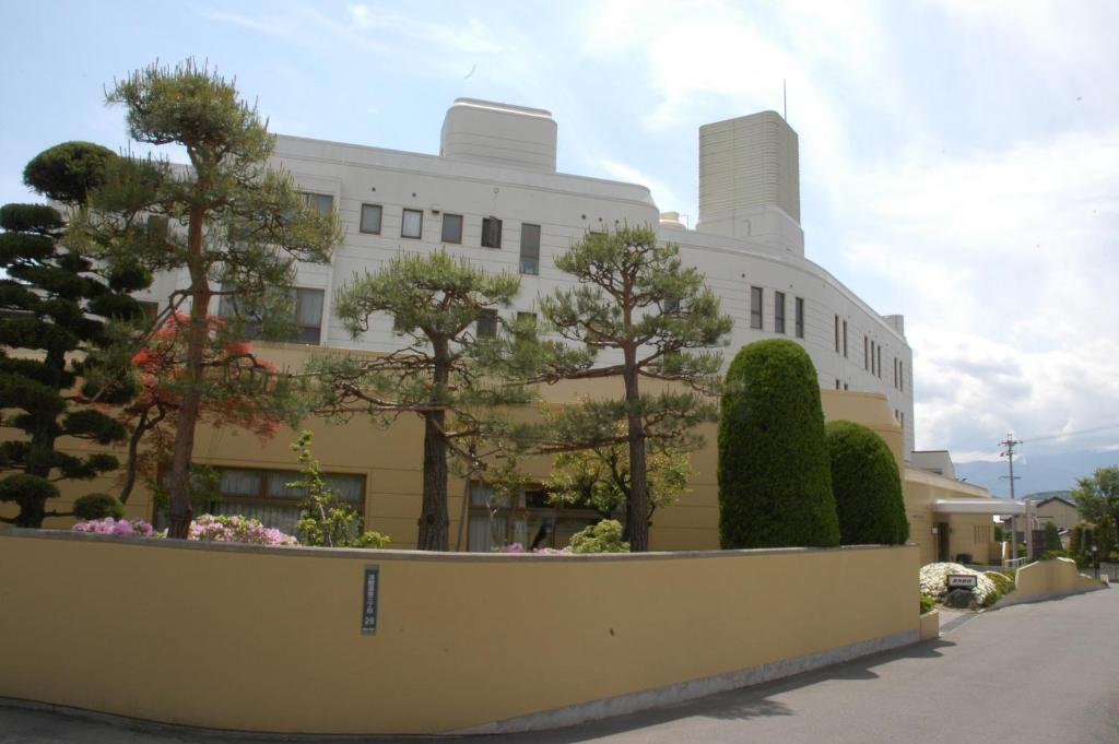 Het gebouw waarin de ryokan zich bevindt