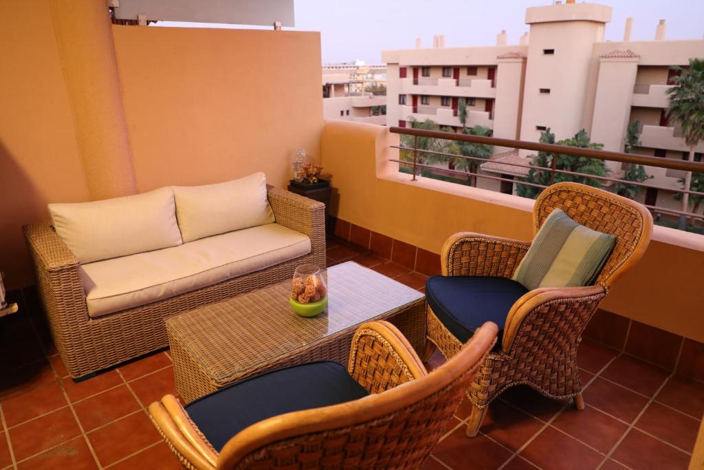 Posezení v ubytování Residencial Cala Azul