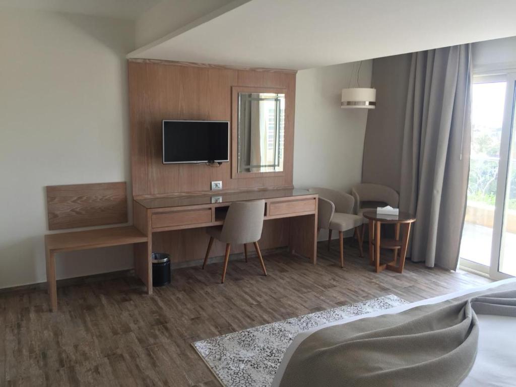 TV a/nebo společenská místnost v ubytování Royal Maadi Hotel