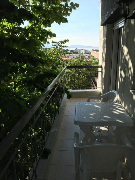 Balkón alebo terasa v ubytovaní Metamorfosis Apartments