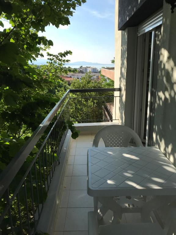 Balkón alebo terasa v ubytovaní Metamorfosis Apartments